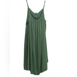Reitmans Green Flowy Sleeveless Dress Size 2X